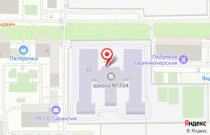Средняя общеобразовательная школа №11 на улице имени Героя Аверкиева А.А. на карте