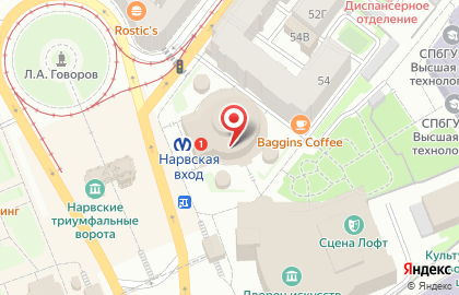 Билетный оператор Kassir.ru на проспекте Стачек на карте
