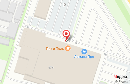 Строительный гипермаркет Леруа Мерлен на Оренбургском тракте на карте