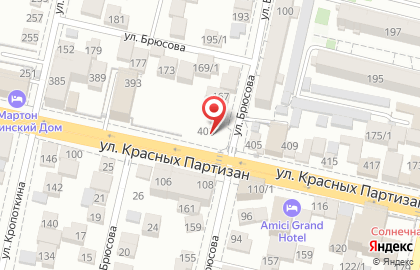 Анастасия на улице Красных Партизан на карте