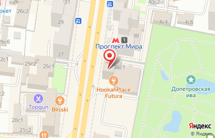 Альфа-Банк, ОАО на проспекте Мира на карте
