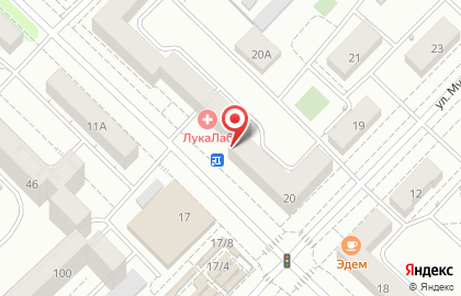 Продуктовый магазин Добрый гастроном в Ленинском районе на карте