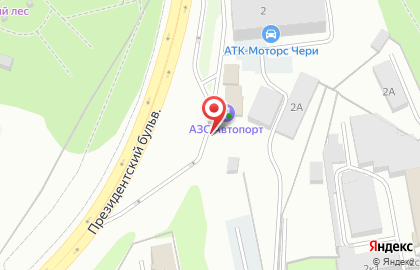 Автомойка Автопорт в Чебоксарах на карте