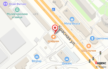 Ресторан Шафран в Солнечногорске на карте