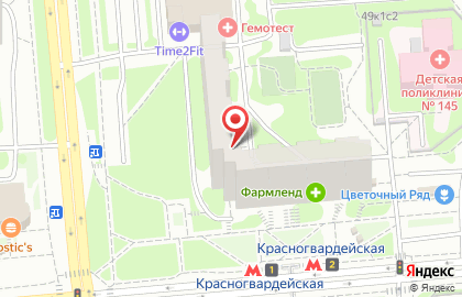 Учебный центр подготовки к ЕГЭ и ОГЭ TwoStu на Ореховом бульваре на карте