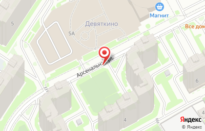 Девяткино, ЗАО Арсенал-Недвижимость на Арсенальной улице на карте