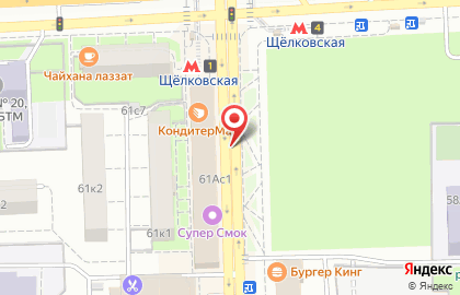 Мини гостиница в Москве на карте