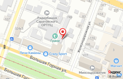 Магазин ЭлектроГалерея на Большой Горной улице на карте
