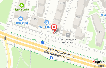 Зооветцентр на Касимовском шоссе на карте