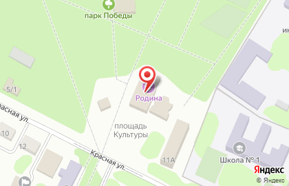 Центр культуры и досуга на Красной улице на карте