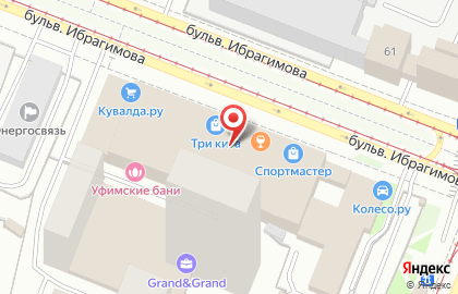 Энтузиаст-С на бульваре Ибрагимова на карте
