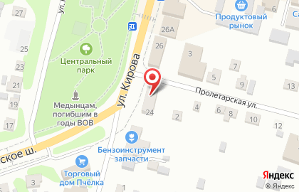 Салон связи МегаФон на улице Кирова на карте