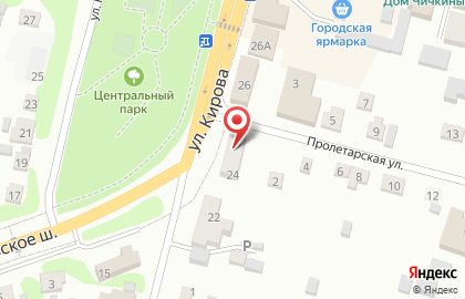 Торгово-монтажная компания ТМК на улице Кирова на карте