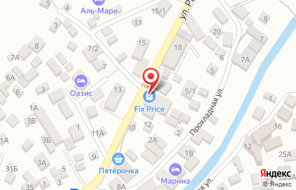 Столовая Лада в Лазаревском районе на карте