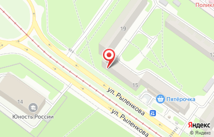 Ателье Макошь на улице Рыленкова на карте