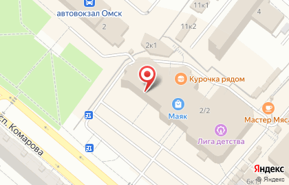 Салон iZЮМ на проспекте Комарова на карте