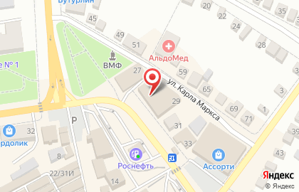 Киоск быстрого питания Русский аппетит на улице Блинова на карте