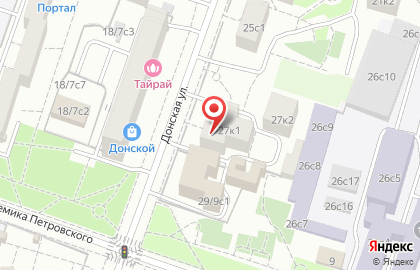 МосГорУслуга, некоммерческое партнерство на Донской улице на карте