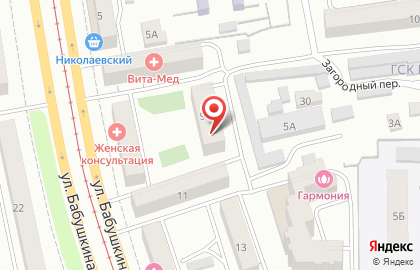 Торгово-сервисный центр Эдельвейс в Октябрьском районе на карте