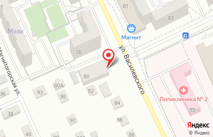 Торговая фирма LedTehnology на улице Василевского на карте
