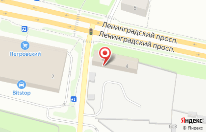 Магазин автотоваров Уаз-Контракт на Ленинградском проспекте на карте