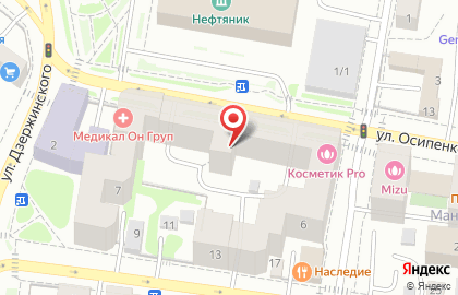 Абсолют Отель на улице Осипенко на карте