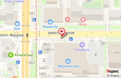 Биоинтермед на проспекте Фрунзе на карте