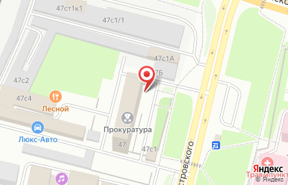 Компания по прокату автомобилей Ленд-Авто на улице Островского на карте