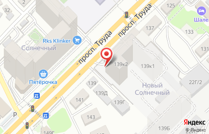 Шиномонтажная мастерская в Коминтерновском районе на карте