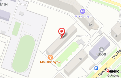 Мастерская в Кирове на карте
