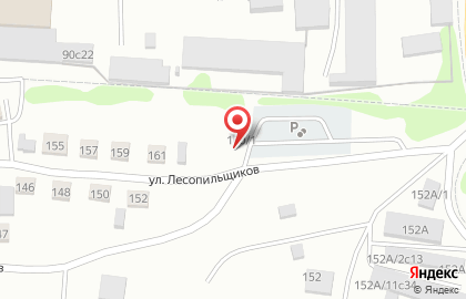 Автостоянка в Красноярске на карте
