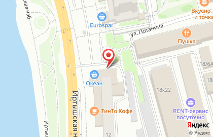 Ресторан Пеликан в Омске на карте