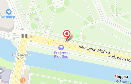 Компания Прогулки на сапах по рекам и каналам Санкт-Петербурга, Progress Ride на карте