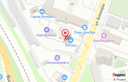 Шиномонтажная мастерская в Кировском районе на карте