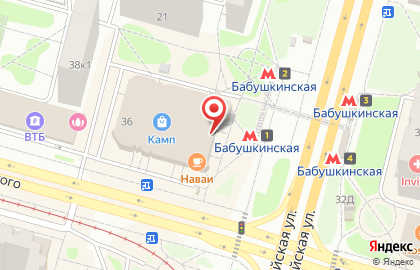 Магазин цветов в Москве на карте