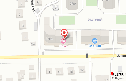 Салон красоты Wax and nails на Жилинской улице на карте