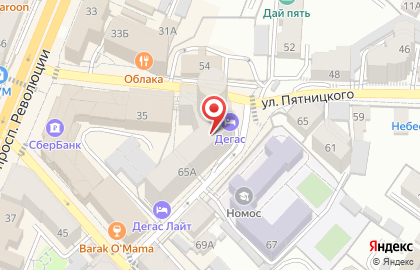Отель Дегас Лайт на карте