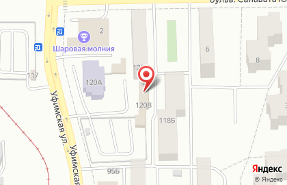 СТО Цех на Уфимской улице на карте