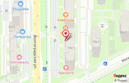 Цветочный салон Листва на Московском проспекте на карте