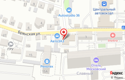 Автосервис Воронеж-АвтоЗАЗ-Сервис на карте