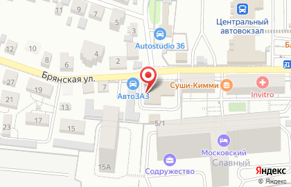 Автосервис Воронеж-АвтоЗАЗ-Сервис на карте