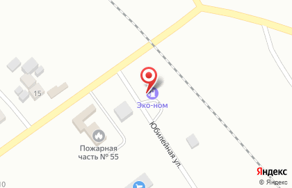 АЗС Эконом на Юбилейной улице на карте