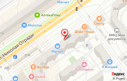 Банкомат Возрождение в Тракторозаводском районе на карте