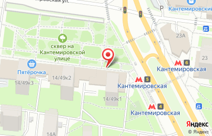 Багетная мастерская Вернисаж на Пролетарском проспекте на карте