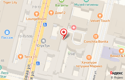 ЗАО Санкт-Петербургская межбанковская валютная биржа на карте