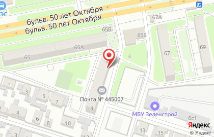 Семейная парикмахерская на Октябрьской улице на карте