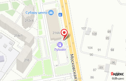 Лукойл-ликард на Московской улице на карте