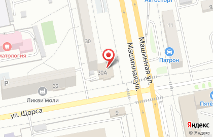 Банкомат Екатеринбургский муниципальный банк на улице Щорса на карте