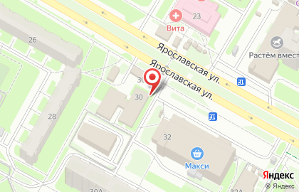 Строящиеся объекты, ООО РемСтрой на Ярославской улице на карте