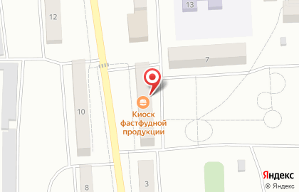 Магазин продуктов в Кургане на карте